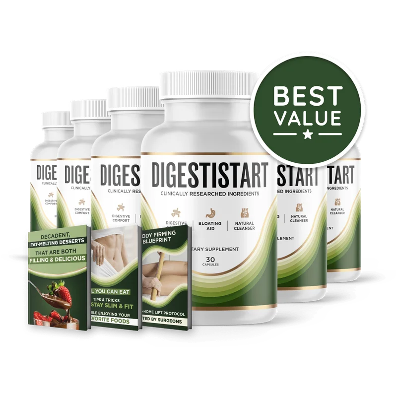 DigestiStart Longevity & Vitality Supplement Bottle (6 Bottle / 180 Day Pack)